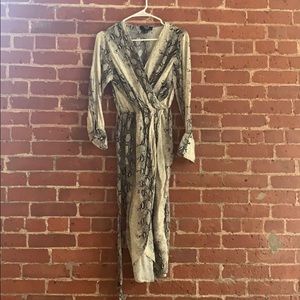 Snakeskin dress